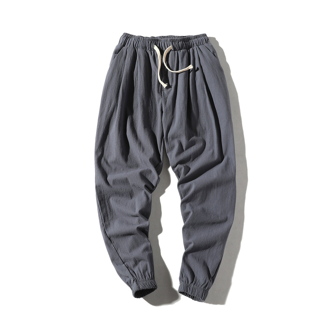 Herren nan lockere Jogginghose mit elastischem Bund, Kordelzug, Seitentaschen und elastischen Bündchen Echo Archiv