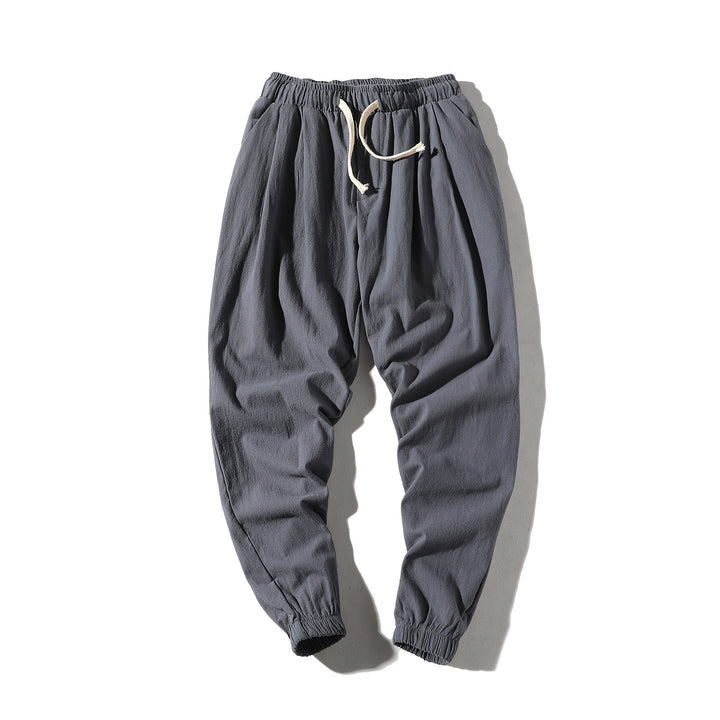 Herren nan lockere Jogginghose mit elastischem Bund, Kordelzug, Seitentaschen und elastischen Bündchen Echo Archiv