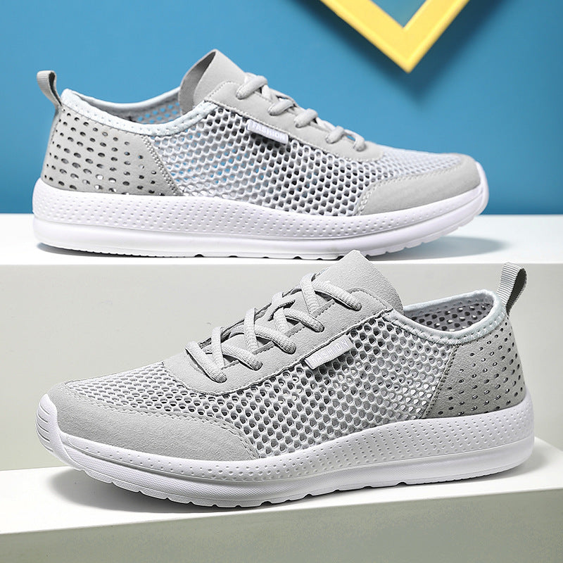 Unisex nan leichter Komfort-Walking-Schuh mit luftigem Wabenmesh, ergonomischer Dämpfungssohle und Zuglasche Echo Archiv