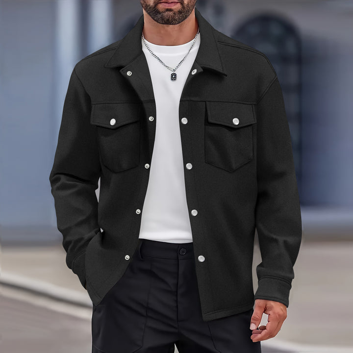 Herren Übergangsjacke mit stilvollen Brusttaschen und modernem Schnitt Echoarchiv