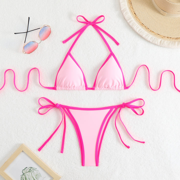 Damen Triangel-Bikini mit verstellbaren Trägern Echo Archiv