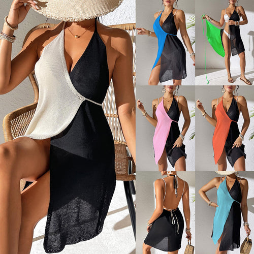 Damen transparenter Strandüberwurf mit stilvollem Design Echo Archiv