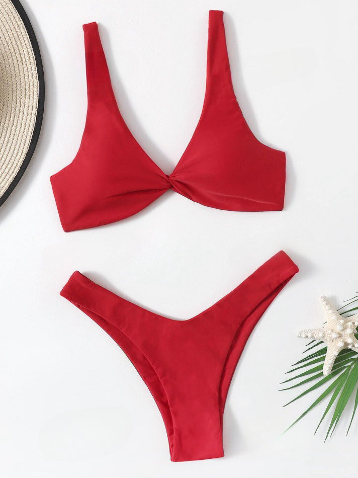 Damen Bikini-Set mit stilvoller Knotendetails Echo Archiv