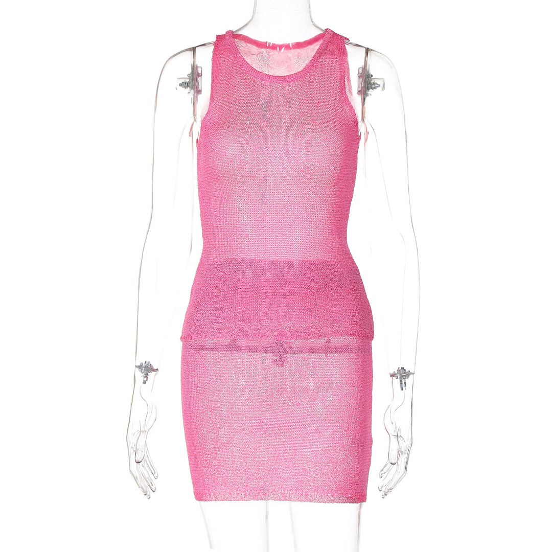 Damen Netzkleid mit figurbetonender Silhouette Echo Archiv