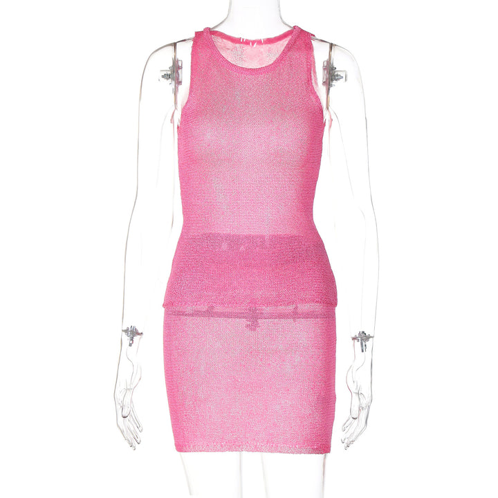 Damen Netzkleid mit figurbetonender Silhouette Echo Archiv