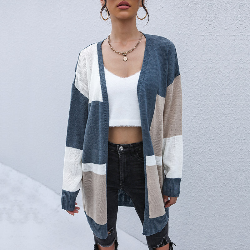 Damen Lässige Strickjacke mit geometrischem Design Echo Archiv