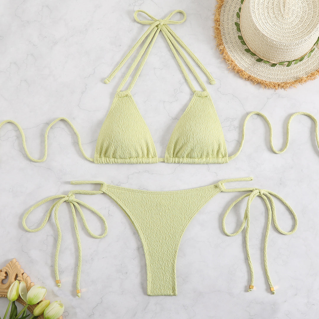 Damen Bikini-Set mit modernem Schnitt und verstellbaren Bändern Echo Archiv