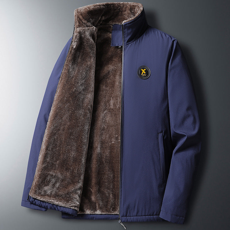 Herren Multifunktionale Steppjacke mit tiefem Kragen und weichem Innenfutter Echo Archiv