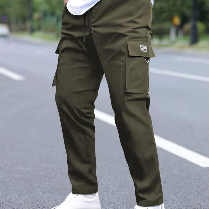 Herren Leichtgewichtige Technical-Cargohose mit Tunnelzugbund, D‑Ring & großen Klappfächern Echo Archiv