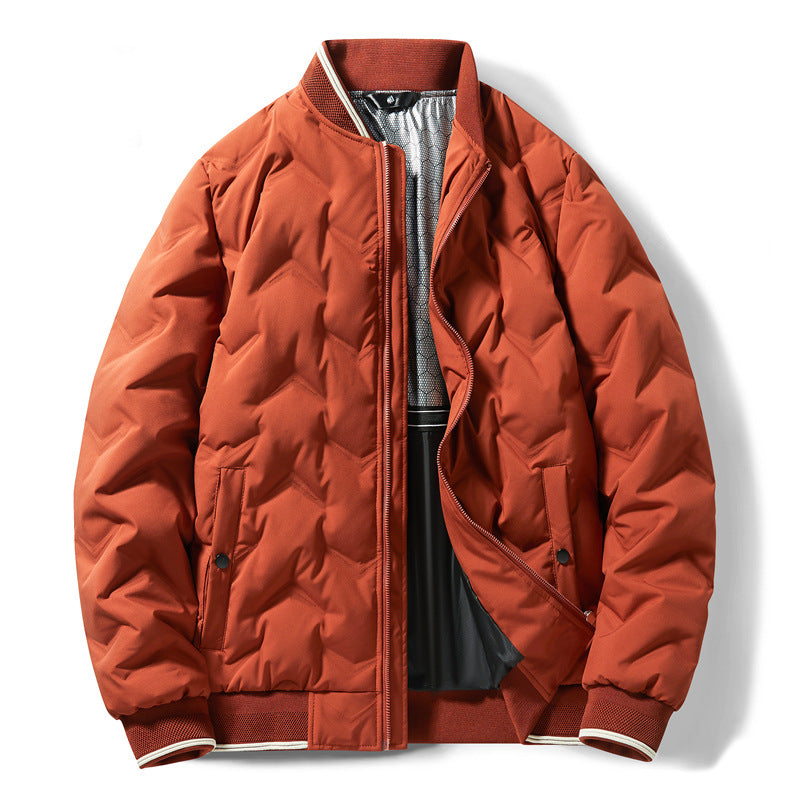 Herren gesteppte Winterjacke mit isolierendem Innenfutter Echoarchiv