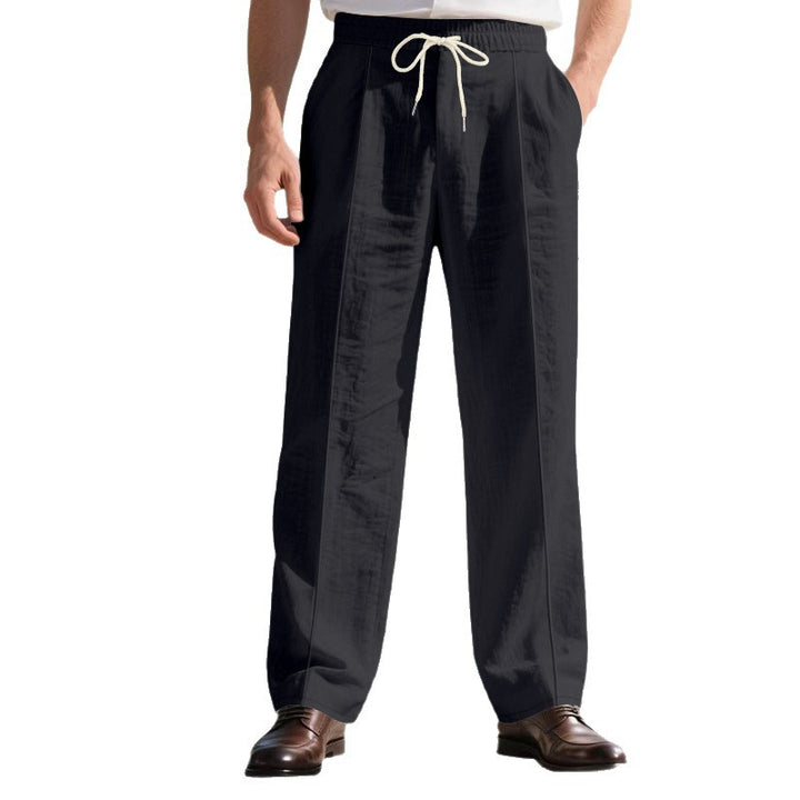 Herren elegante Reisehose mit verstellbarem Kordelzug und atmungsaktivem Stoff Echoarchiv
