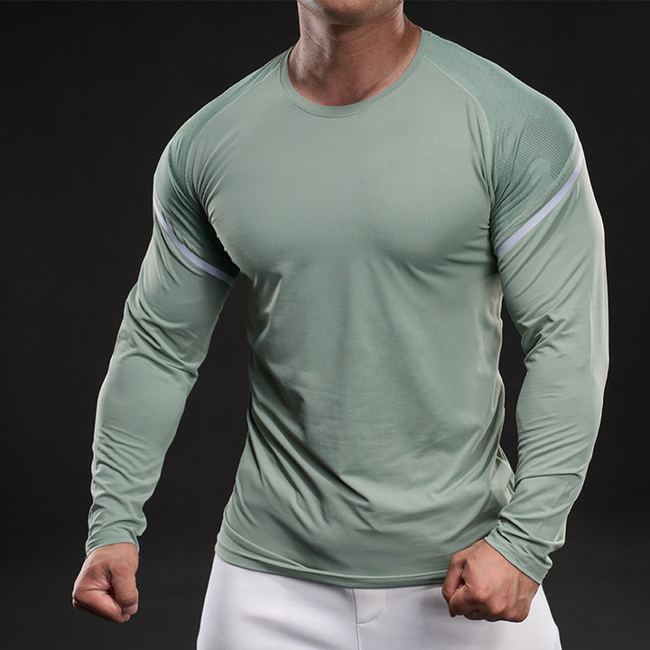 Herren sportliches Langarm-Funktionsshirt Echoarchiv