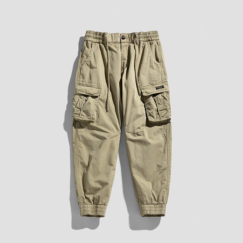 Herren Cargo-Joggerhose im Utility-Look mit elastischem Bund, Multifach‑Taschen und gerippten Knöcheln Echo Archiv