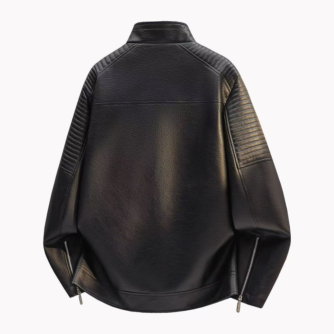 Herren Elegante Lederjacke mit Reißverschlüssen Echo Archiv