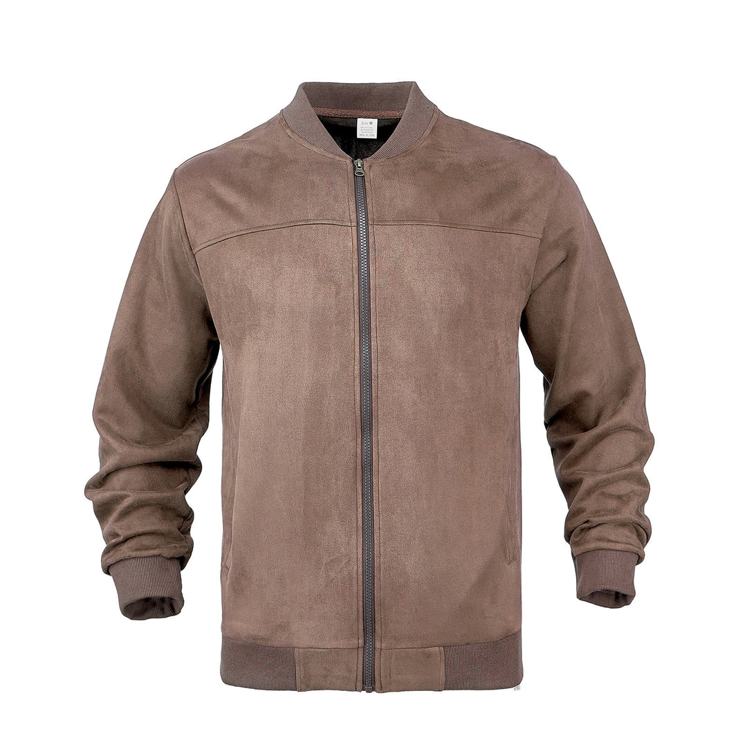 Herren lässige Jacke mit seitlichen Taschen und elastischem Bund Echoarchiv