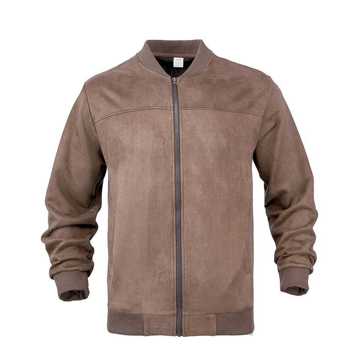 Herren lässige Jacke mit seitlichen Taschen und elastischem Bund Echoarchiv