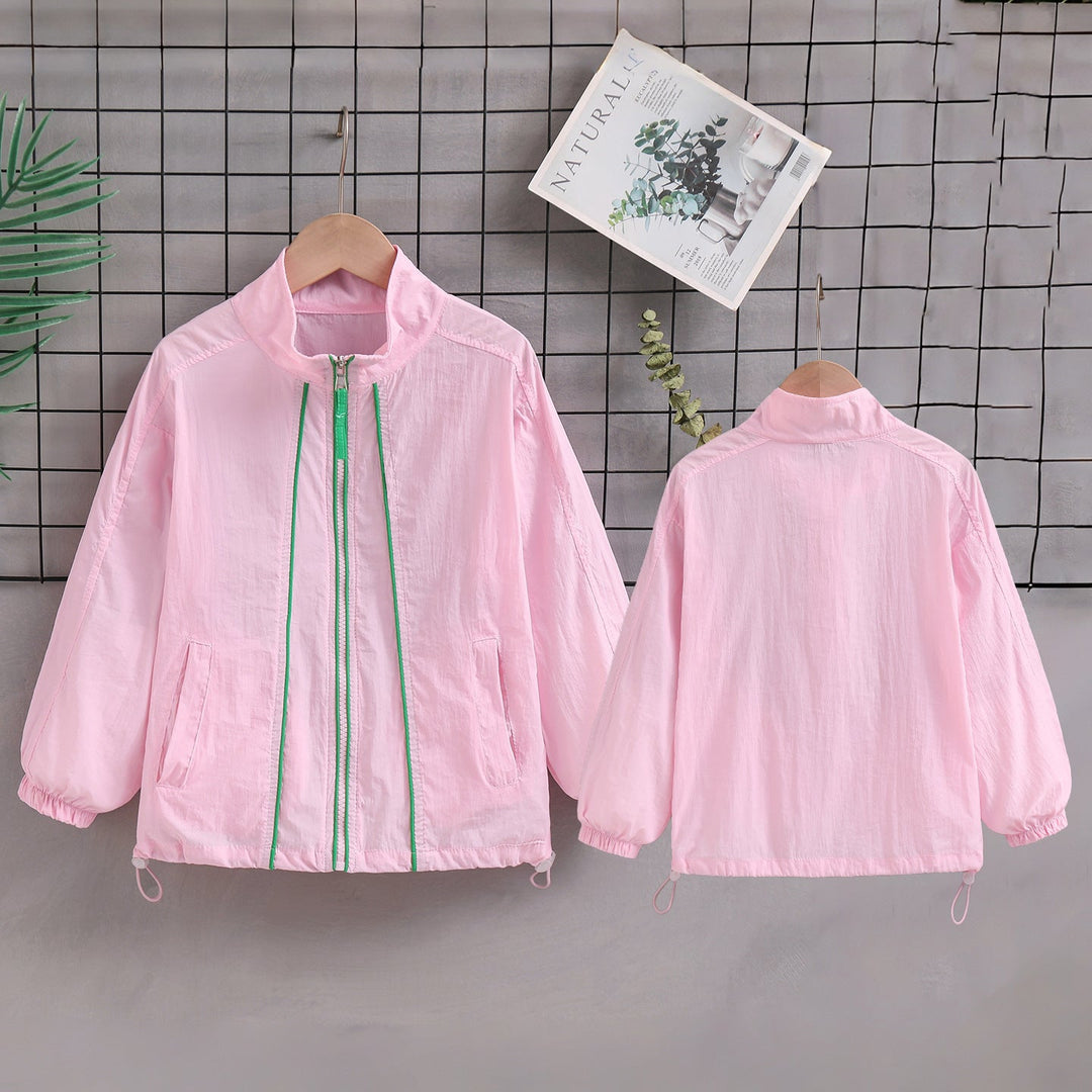 Damen nan leichte Übergangsjacke mit hohem Kragen Kordelzug Elastikbündchen und Reißverschluss Echo Archiv
