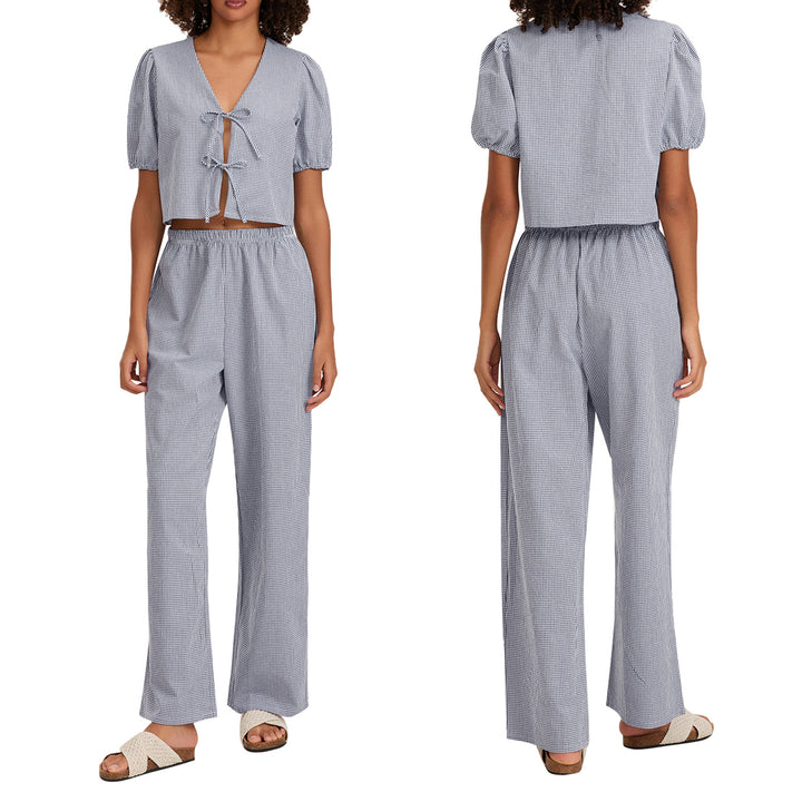 Damen luftiges Sommer-Jumpsuit mit Raffung Echo Archiv