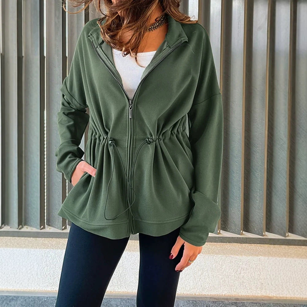 Damen Modische Sportjacke mit Taillenregulierung Echo Archiv