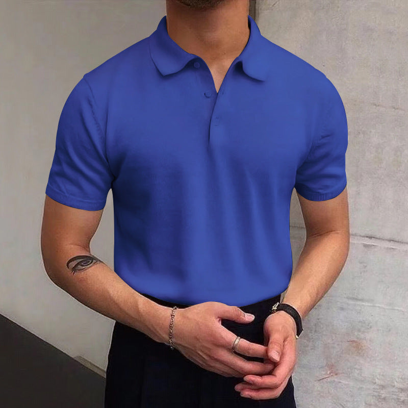 Herren Polo-Shirt aus atmungsaktiver Baumwolle mit elegantem Kragen Echoarchiv