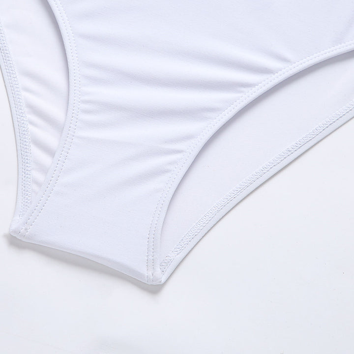 Damen Sportlicher Crop-Top mit langem Arm und eleganten Print Echo Archiv