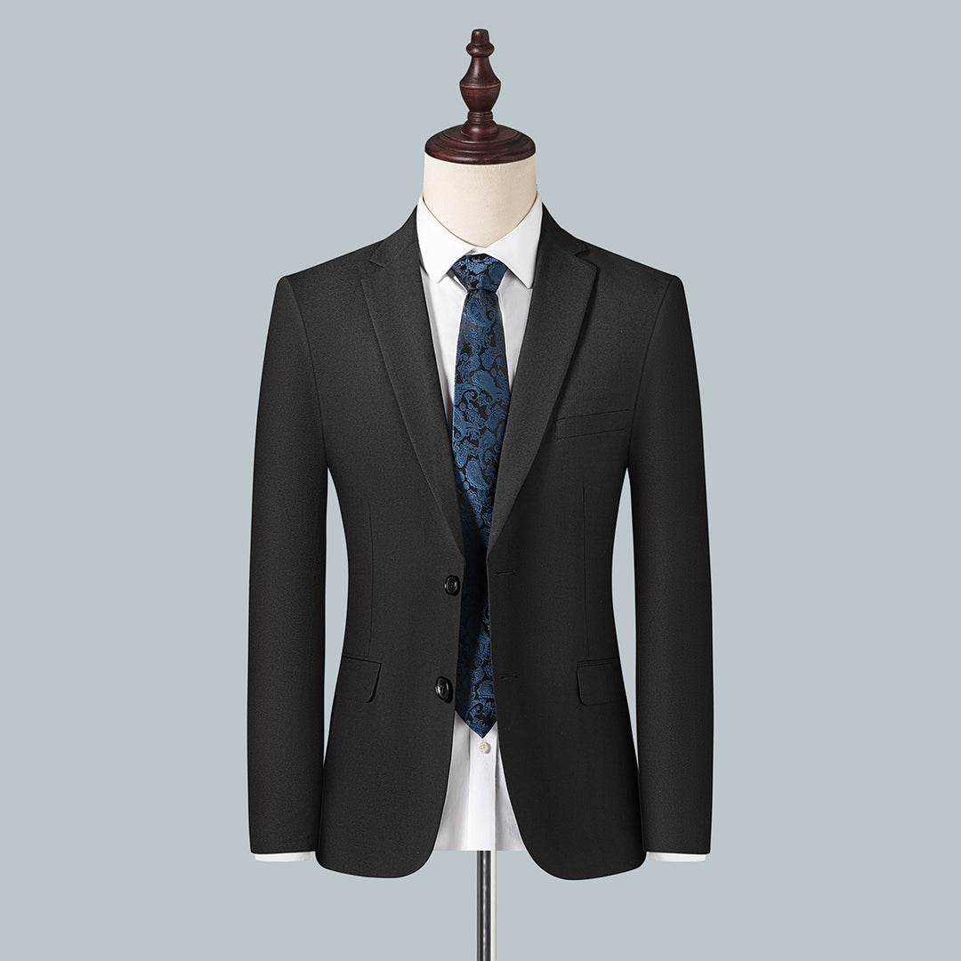 Herren Schmal geschnittenes City-Sakko mit minimalistischem Revers und eleganten Pattentaschen – Tianoro