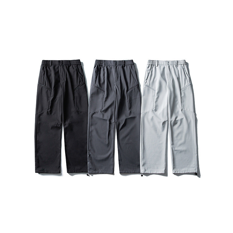 Herren Relaxed-Fit Utility‑Trekkinghose mit elastischem Bund, segmentierten Kniepaneelen und Kordel-Saum Echo Archiv