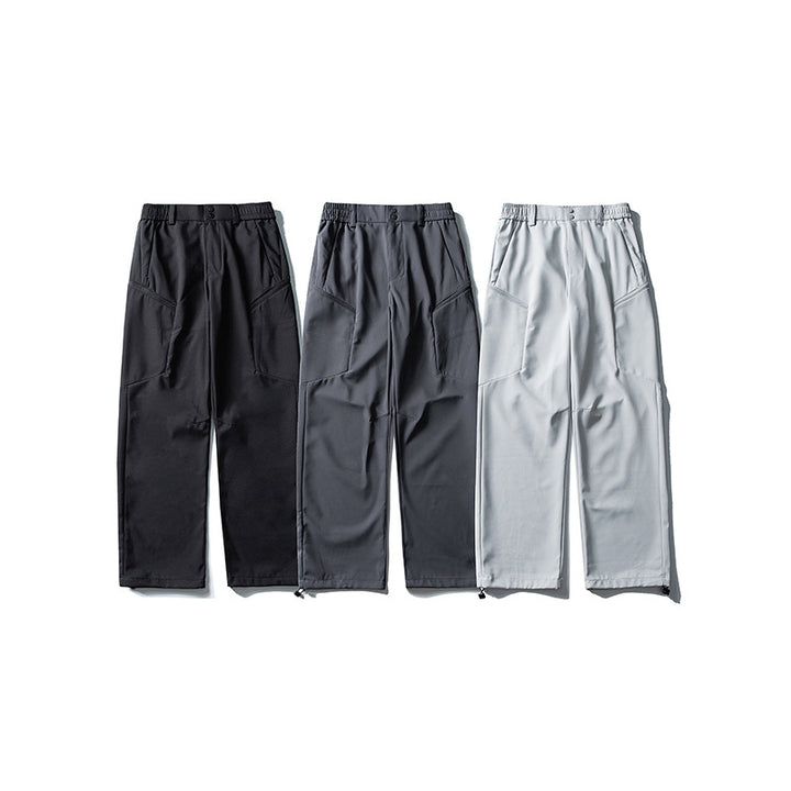 Herren Relaxed-Fit Utility‑Trekkinghose mit elastischem Bund, segmentierten Kniepaneelen und Kordel-Saum Echo Archiv