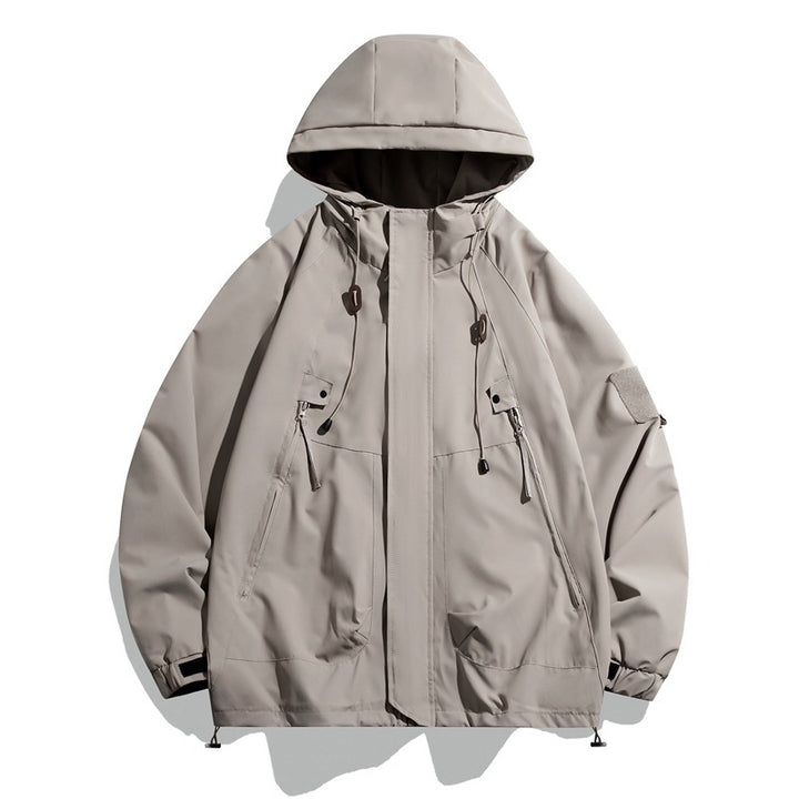 Herren Wasserabweisende Übergangsjacke mit Kapuze Echo Archiv