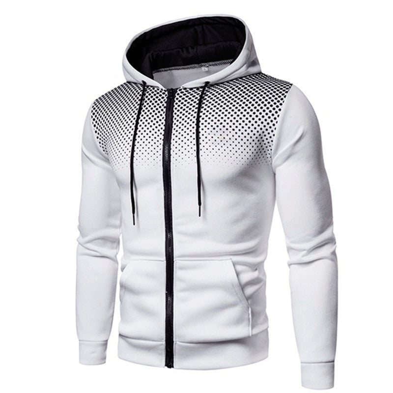 Herren Sportlicher Kapuzenpullover mit atmungsaktiver Netzstruktur Echoarchiv