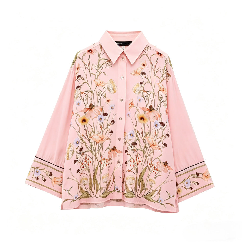 Damen Palazzo-Hose mit floralen Mustern Echo Archiv