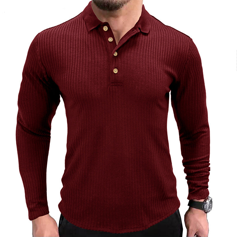 Herren Langarm-Polohemd Echoarchiv