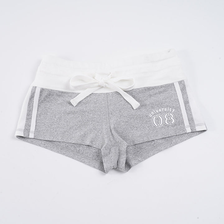Damen Freizeitshorts mit elastischem Bund und dekorativem Bindegürtel Echo Archiv