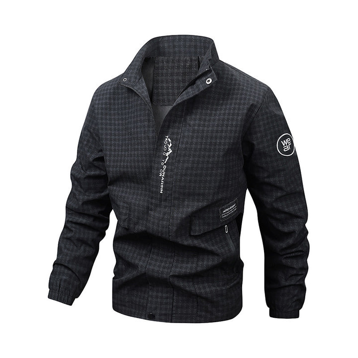 Herren Multifunktionale Windjacke mit hohem Kragen Echo Archiv