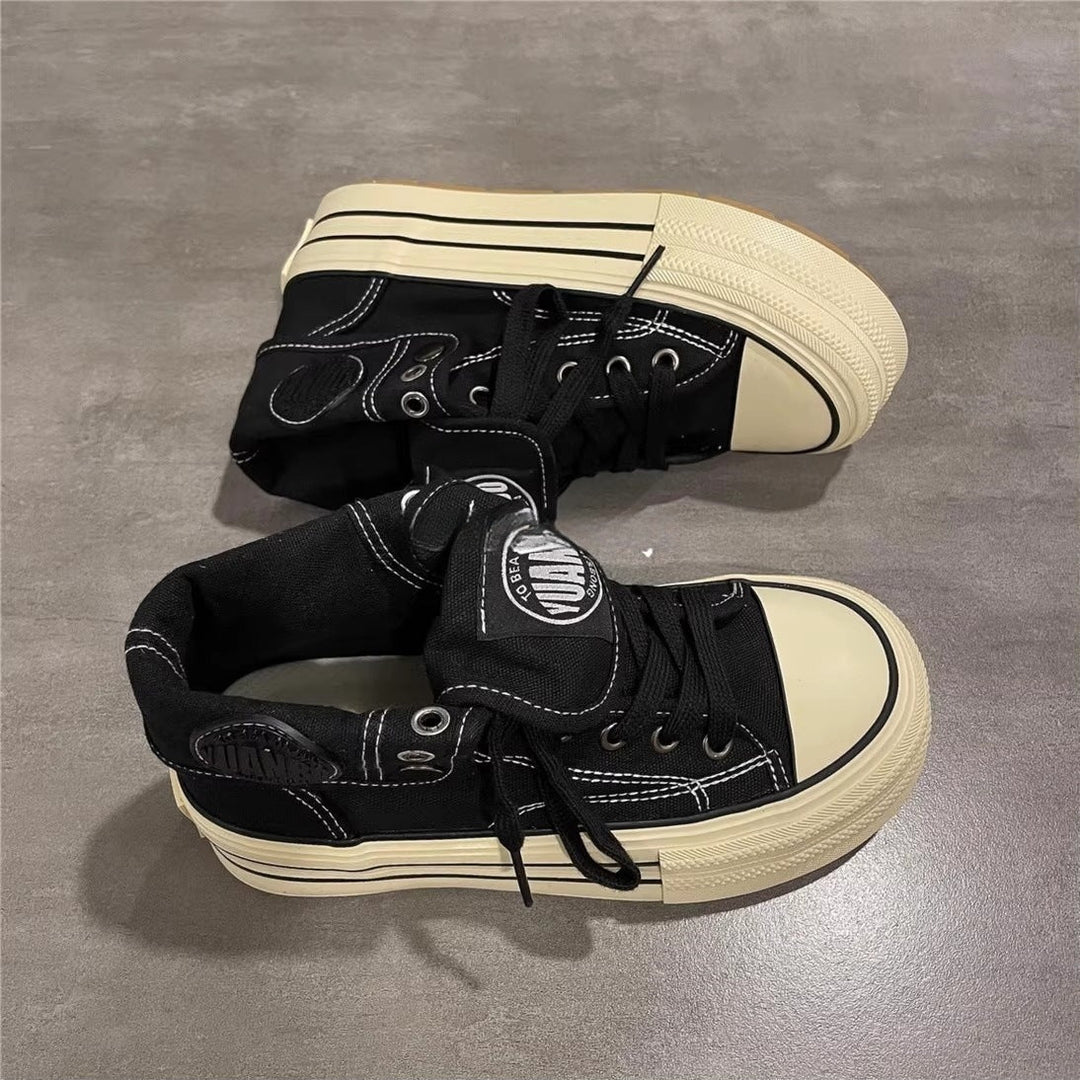 Damen Hohe Sneaker mit coolem Vintage-Design und praktischer Schnürung Echo Archiv