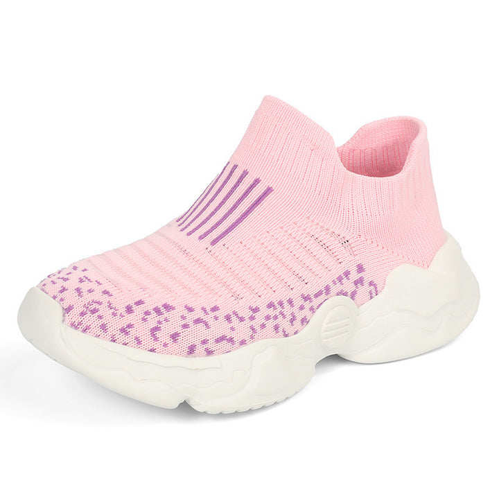 Damen nan atmungsaktiver Strick-Sneaker mit sockenähnlichem Schaft und dämpfender Plateau-Sohle Echo Archiv