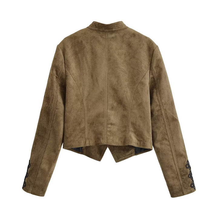 Damen Kurzjacke im Hussarenstil mit Zierkordeln und Stehkragen Echo Archiv
