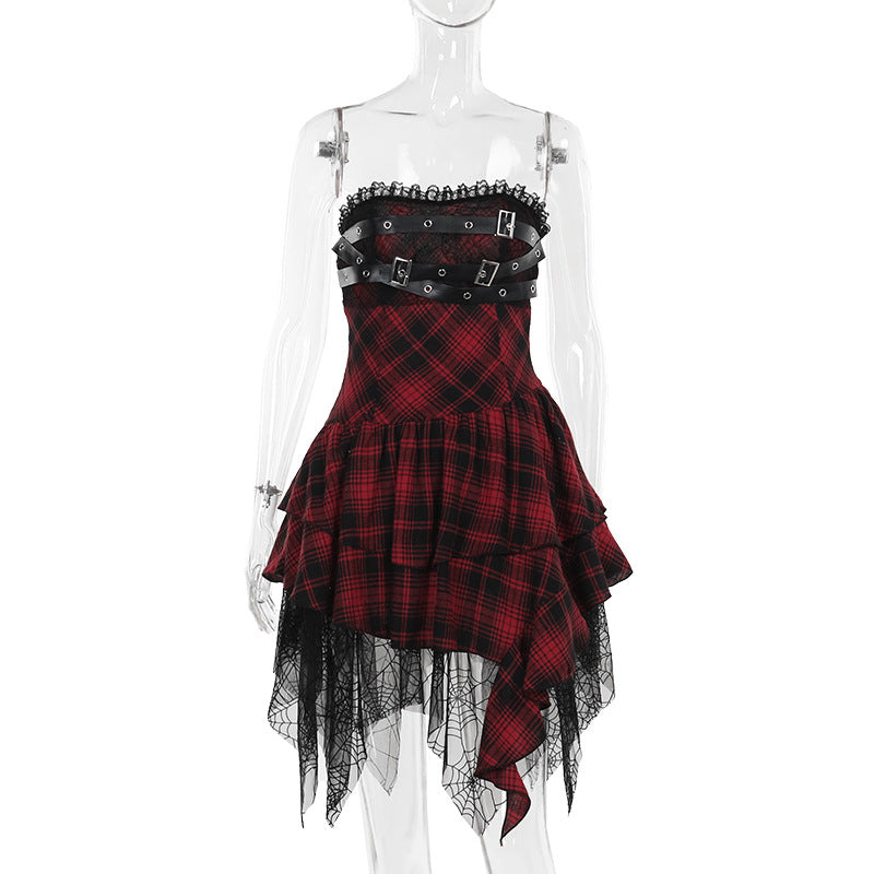 Damen figurbetonte Bluse mit Rüschendetails und Schnürung Echo Archiv