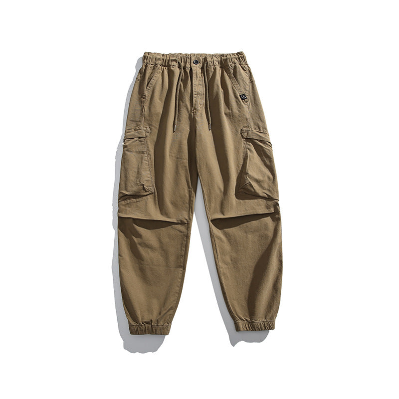 Herren Loose‑Fit Utility‑Cargohose mit Tunnelzugbund, Kniepaneelen und großen Klappentaschen Echo Archiv