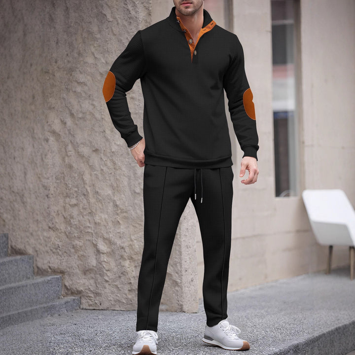 Herren Sportanzug mit modernem Schnitt und eleganten Kontrastdetails Echoarchiv