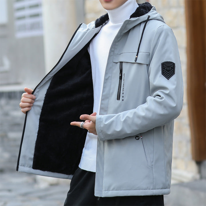 Herren wetterfeste und isolierte Jacke mit weichem Innenfutter Echoarchiv