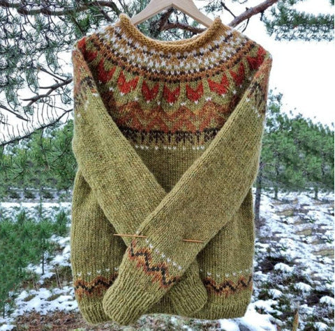 Echoarchiv | Alter Isländischer Strickpullover
