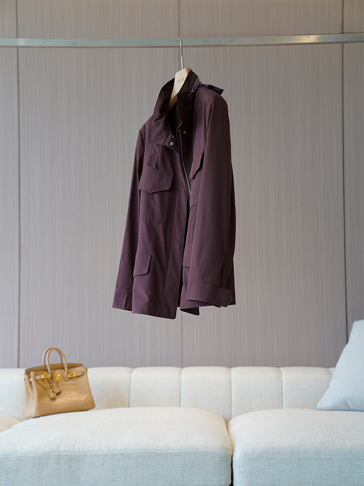 Damen Stylische Übergangsjacke mit praktischen Taschen Echoarchiv