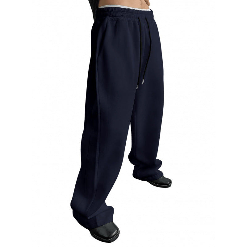 Damen nan weite Oversize Jogginghose mit tiefem Schritt, elastischem Bund und Kordelzug Echo Archiv