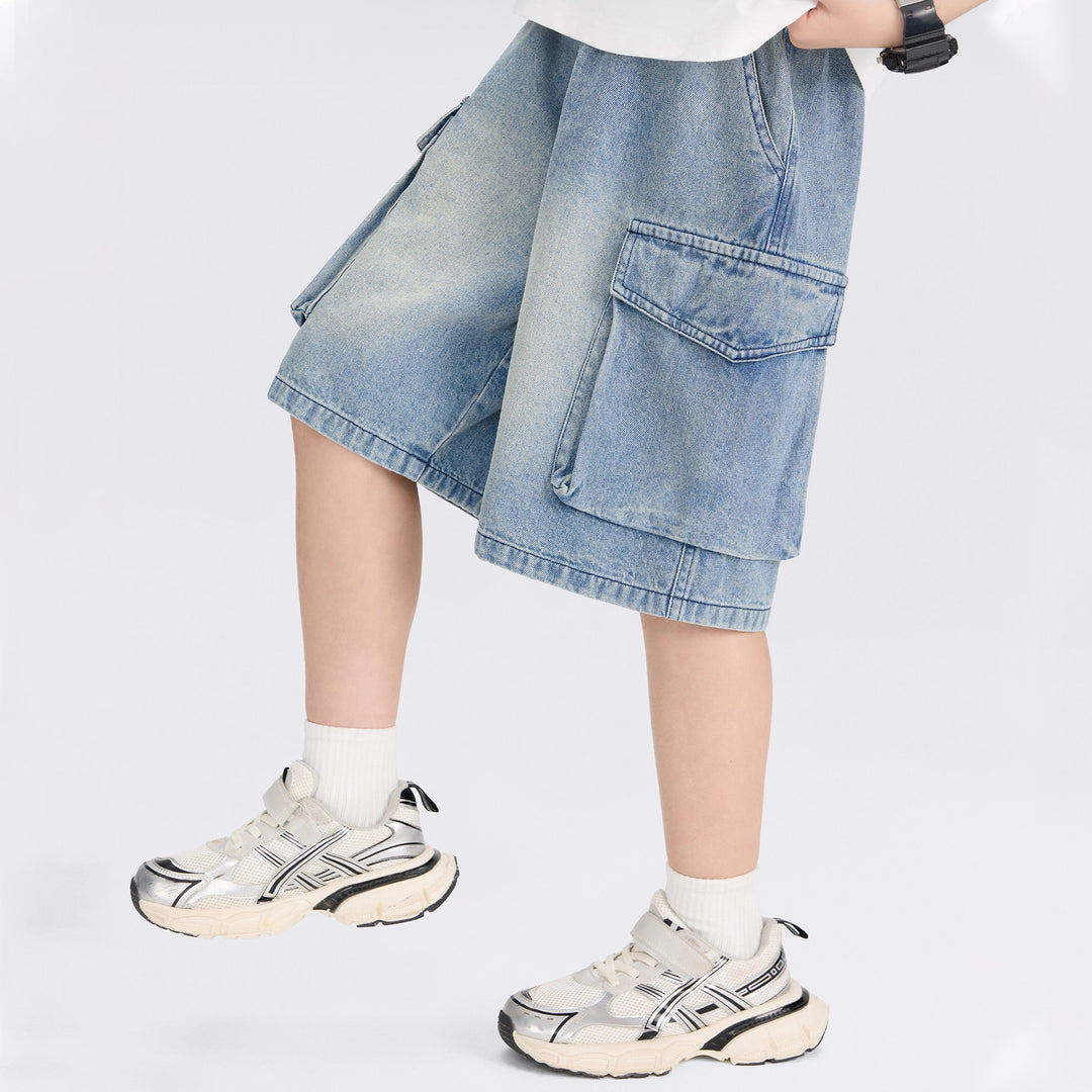 Unisex lässige Cargo-Shorts mit großen Seitentaschen Echo Archiv