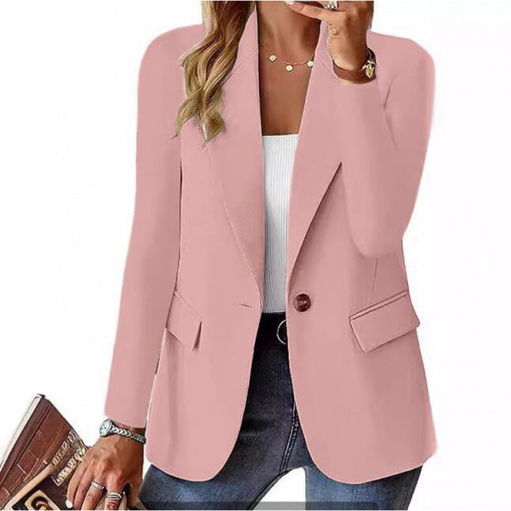 Damen Moderner Tailored Blazer mit elegante Knopfdetails Echoarchiv