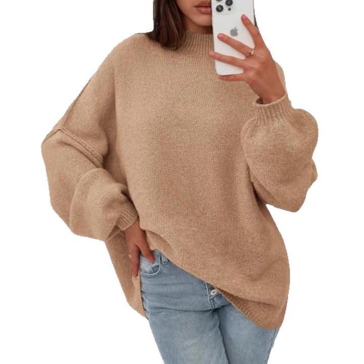 Damen Weicher Oversized Pullover Echo Archiv