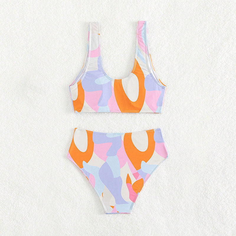 Damen Hochgeschnittener Bikini mit raffiniertem Design Echo Archiv
