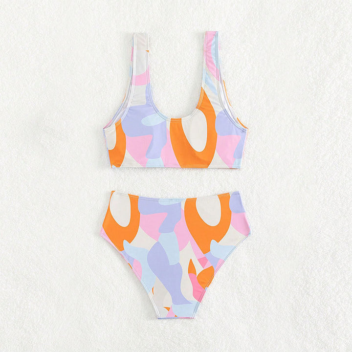 Damen Hochgeschnittener Bikini mit raffiniertem Design Echo Archiv