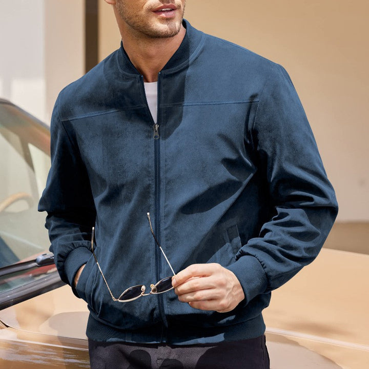 Herren Bomberjacke aus weichem Kunstleder Echoarchiv